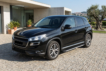 Peugeot 4008 2012–2017 Sidosteg Maya V1 (2 st, aluminium) foto 1
