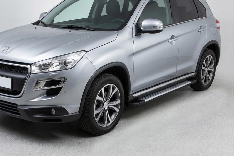 Peugeot 4008 2012–2017 Sidosteg X5-typ (2 st, aluminium) Image