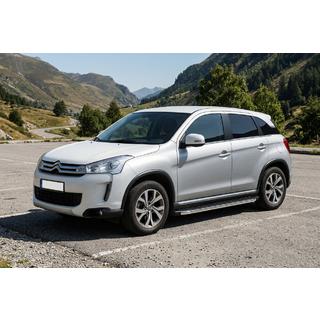 Sidosteg BlackLine (2 st, aluminium) foto 1