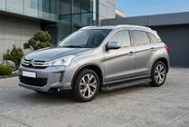 Citroen C-4 Aircross 2012–2017 Sidosteg Allmond Black (2 st, aluminium) foto 1
