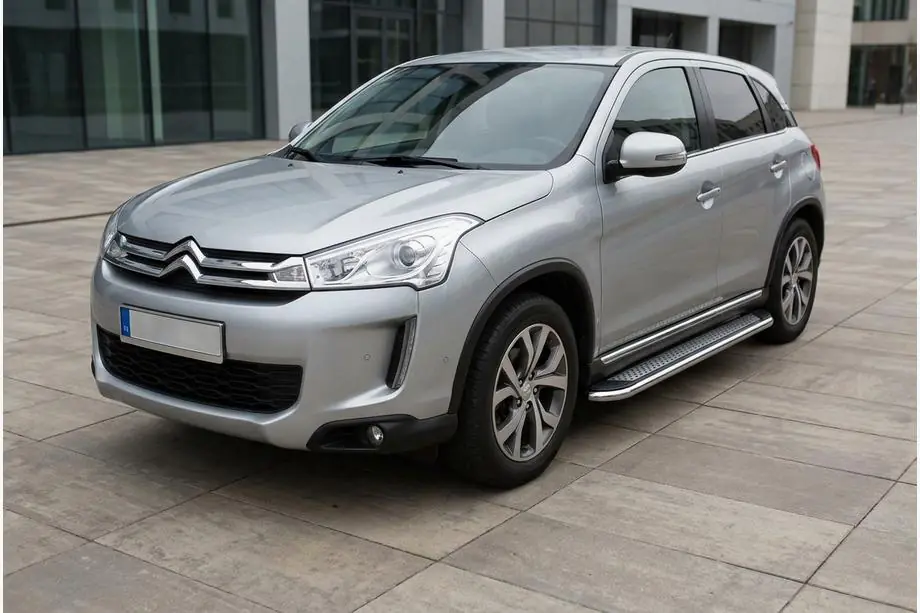 Citroen C-4 Aircross 2012–2017 Sidosteg Maydos V2 (2 st, aluminium/rostfritt stål) Image