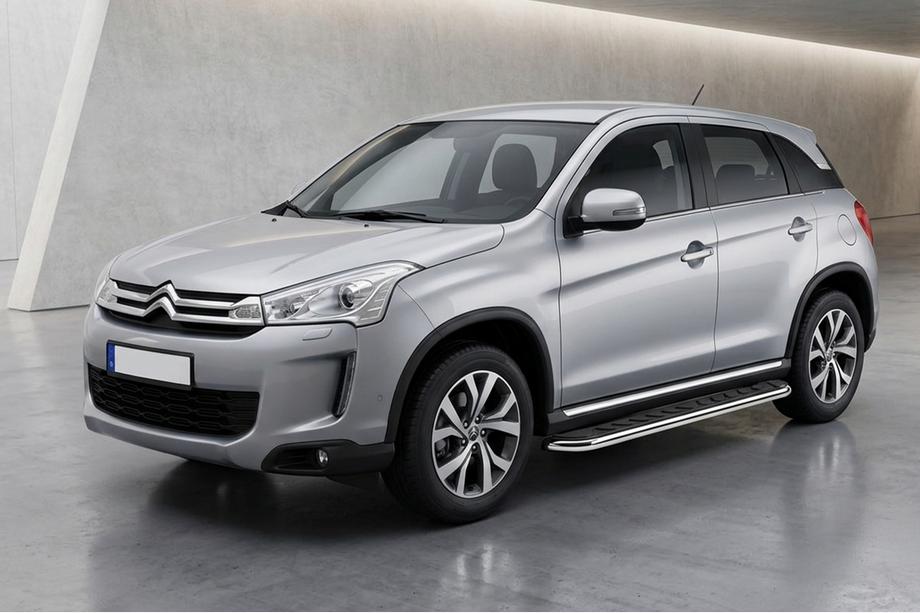 Citroen C-4 Aircross 2012–2017 Sidosteg Maydos V1 (2 st, aluminium / rostfritt) Image