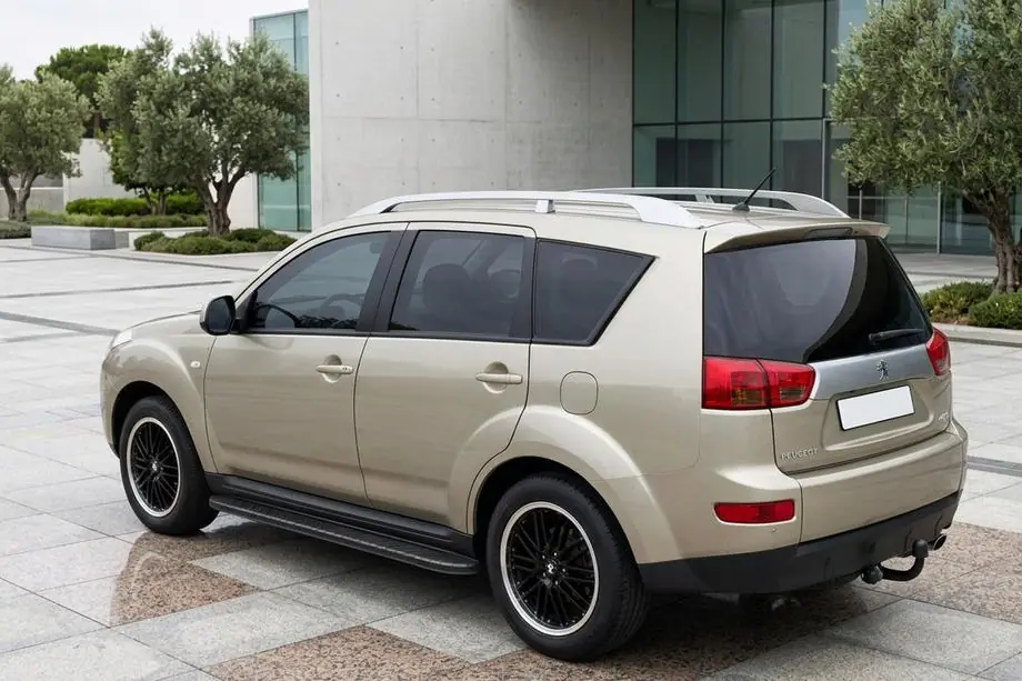 Peugeot 4007 2007–2013 Sidosteg Bosphorus Black (2 st, aluminium) Image