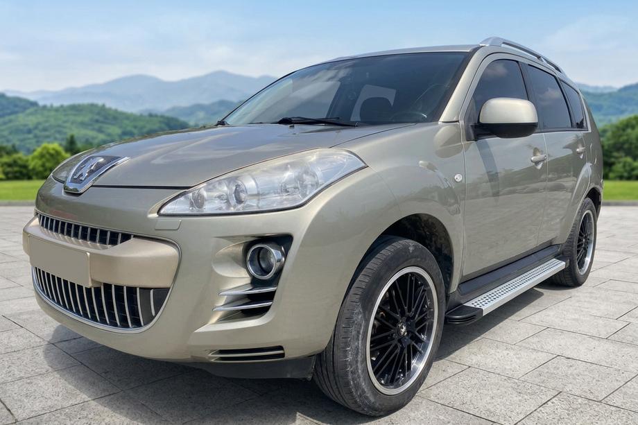 Peugeot 4007 2007–2013 Sidosteg Maya V2 (2 st, aluminium) Image