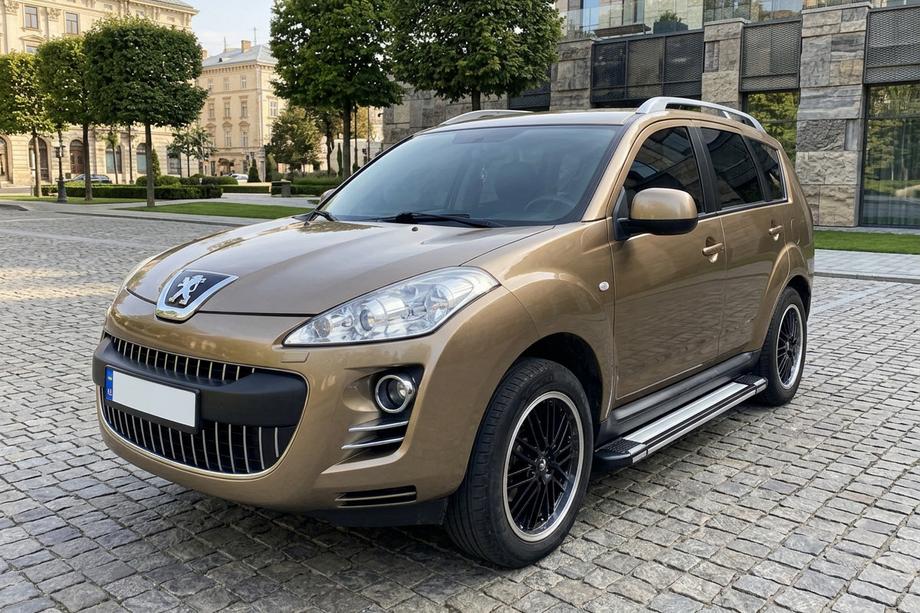 Peugeot 4007 2007–2013 Sidosteg Rainbow (2 st, aluminium) Image