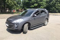 Peugeot 4007 2007–2013 Sidosteg Tayga (2 st, aluminium) foto 1