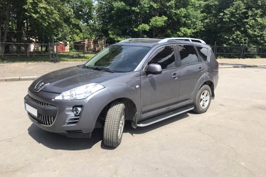 Peugeot 4007 2007–2013 Sidosteg Tayga (2 st, aluminium) Image