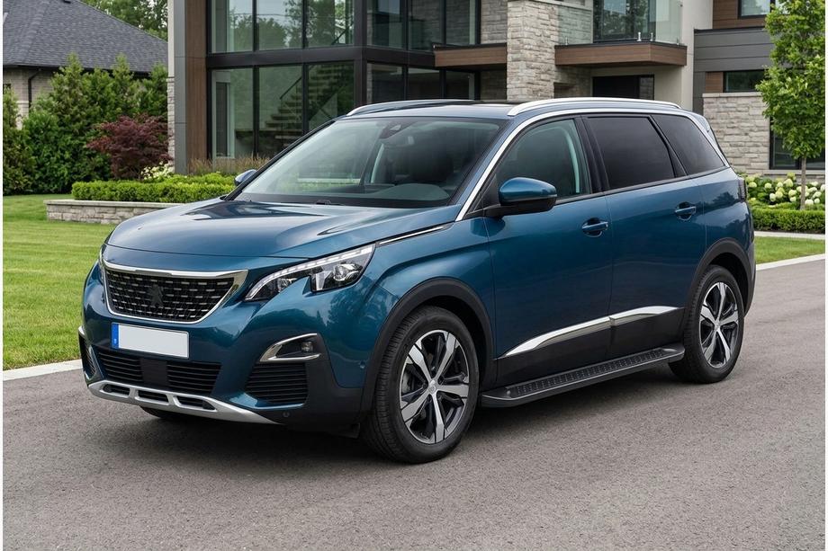 Peugeot 5008 2016–2023 Sidosteg Allmond Black (2 st, aluminium) Image