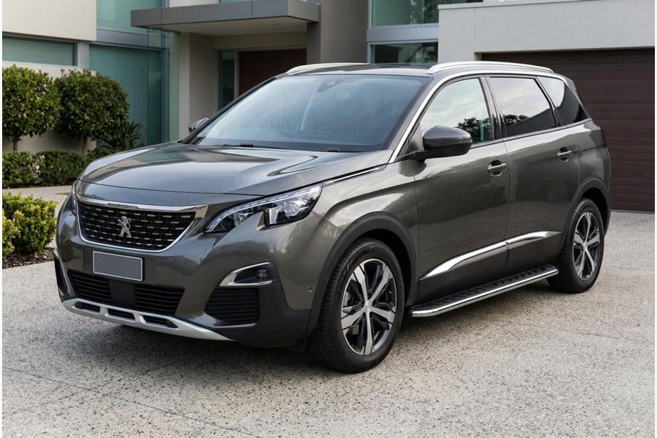Peugeot 5008 2016–2023 Sidosteg Maydos V1 (2 st, aluminium / rostfritt) Image