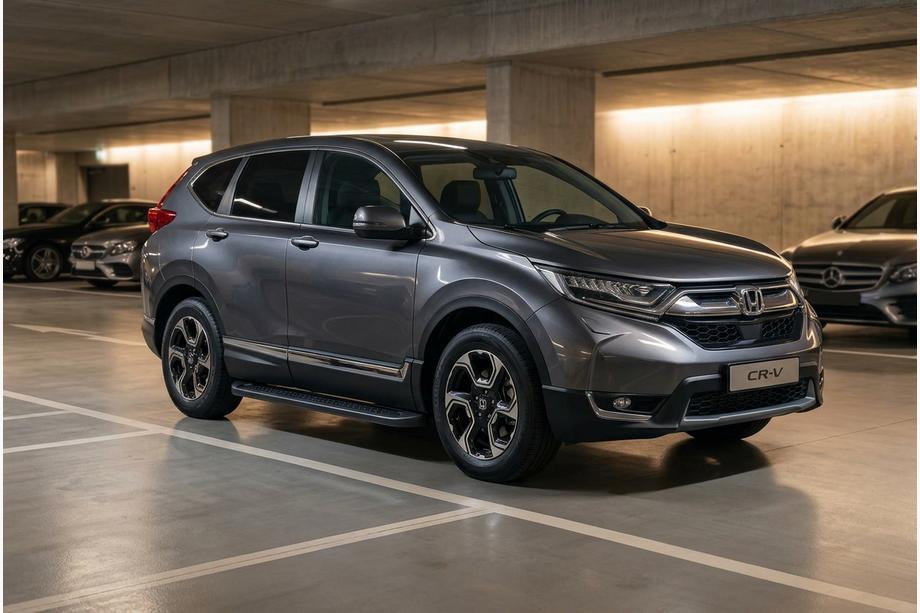Honda CRV 2017–2022 Sidosteg Allmond Black (2 st, aluminium) Image
