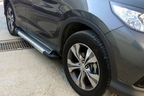 Honda CRV 2017–2022 Sidosteg Line (2 st, aluminium) foto 1