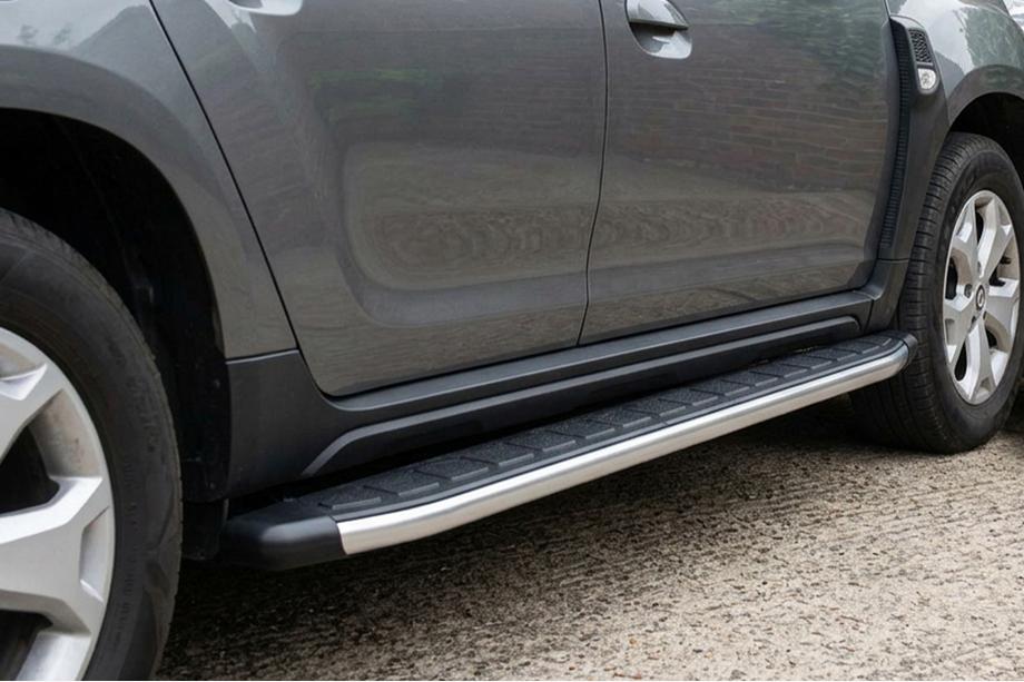 Renault Duster 2018–2024 Sidosteg Fullmond (2 st, aluminium) Image