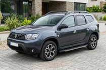 Renault Duster 2018–2024 Sidosteg Bosphore Grey (2 st, aluminium) foto 1