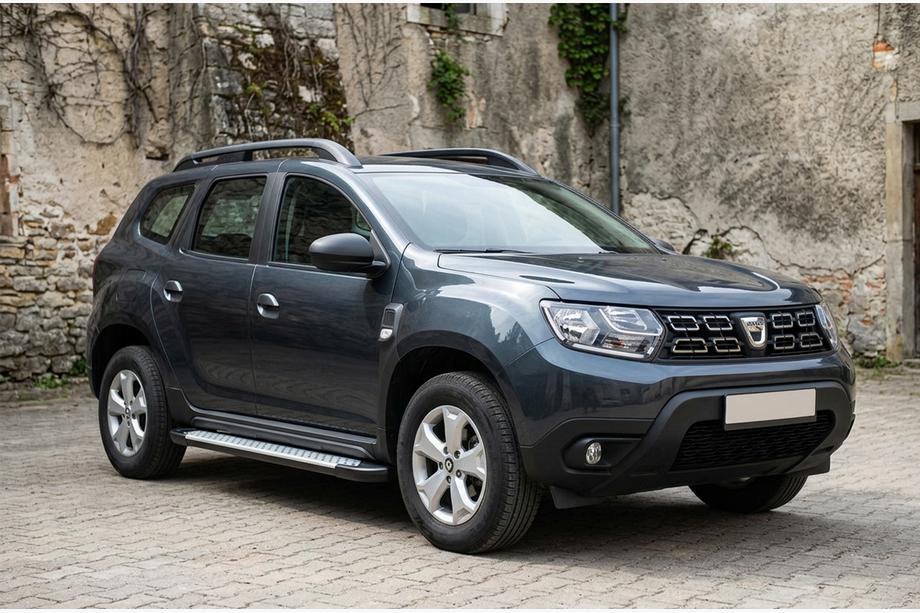 Dacia Duster 2018–2024 Sidosteg Allmond Grey (2 st, aluminium) Image