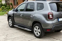 Dacia Duster 2018–2024 Sidosteg Tayga Grey V2 (2 st, aluminium) foto 1