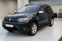 Dacia Duster 2018–2024 Sidosteg Tayga Black V1 (2 st, aluminium) foto 1