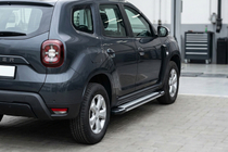 Dacia Duster 2018–2024 Sidosteg Rainbow (2 st, aluminium) foto 1