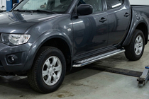 Fiat Fullback 2016– Sidosteg Maydos V2 (2 st, aluminium/rostfritt stål) foto 1