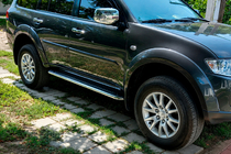 Fiat Fullback 2016– Sidosteg Maydos V2 (2 st, aluminium/rostfritt stål) foto 7