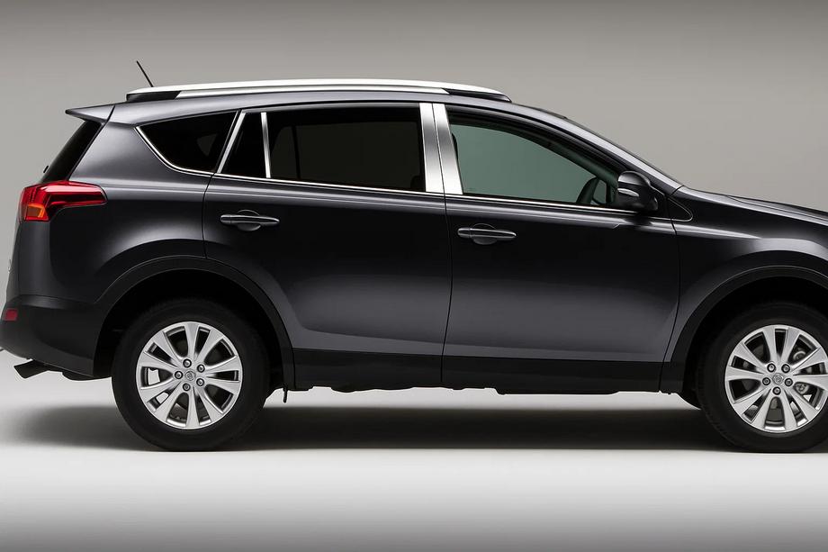Toyota Rav 4 2013–2018 Kromlister för dörrstolpar (8 st, rostfritt) Image