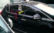 Peugeot 3008 2008–2016 Stolplister (rostfritt stål) foto 4