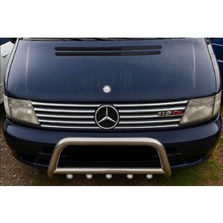 Grillister (V-class, rostfritt stål) Mercedes Vito W638 1996–2003 foto 3