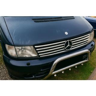 Grillister (V-class, rostfritt stål) Mercedes Vito W638 1996–2003 foto 1