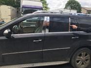 Mercedes GL class X164 2006–2012 Stolplister för dörrar (6 st, rostfritt stål) foto 2
