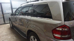 Mercedes GL class X164 2006–2012 Nedre fönsterlister (6 st, rostfritt stål) foto 4