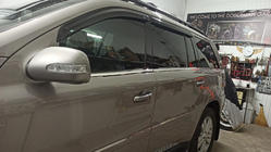 Mercedes GL class X164 2006–2012 Nedre fönsterlister (6 st, rostfritt stål) foto 9