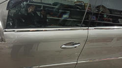 Mercedes GL class X164 2006–2012 Nedre fönsterlister (6 st, rostfritt stål) foto 13