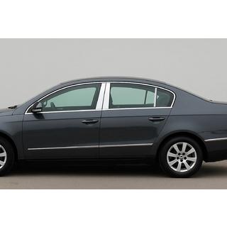 Stolplister för dörrstolpar (SD, rostfritt stål) Volkswagen Passat B6 2006–2012 foto 1