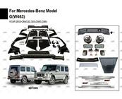 Mercedes G сlass W463 1990–2018 Bodykit (beställningsvara enligt katalog) foto 4