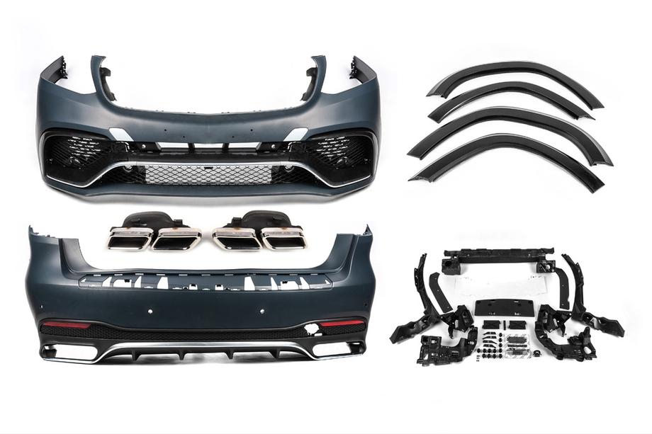 Mercedes GL/GLS-klass X166 2012–2019 AMG V1 karosserikit med komplett stötfångare (GLS63) Foto 1