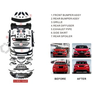 Karosserikit (A45 AMG) Mercedes A-сlass W176 2012–2018 foto 3