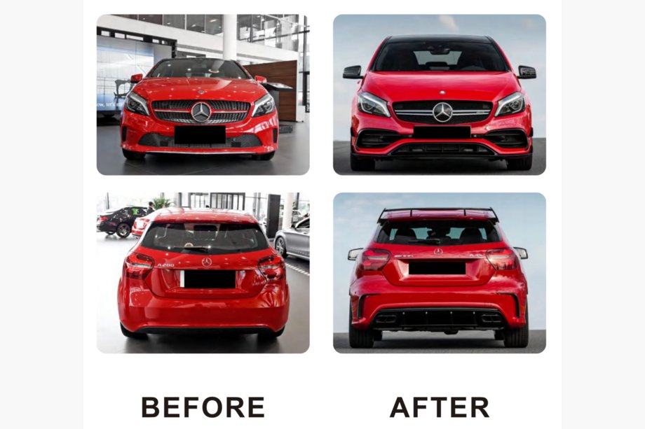 Mercedes A-class W176 2012–2018 Karosserikit (A45 AMG) Foto 2