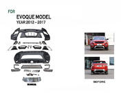 Range Rover Evoque 2012–2018 Tuning bodykit – stötfångarkit (BodyKit-2) foto 2
