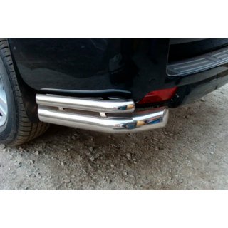 Bakre hörnskydd AK003-Подвійний (rostfritt stål) Toyota Land Cruiser Prado 150 2009–2023 foto 3