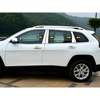 Dörrstolpslist (rostfritt stål) Jeep Cherokee KL 2013– foto 1