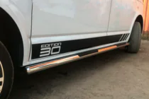 Volkswagen T6 2015–2024 Sidorör (2 st, rostfritt stål) foto 1