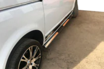 Volkswagen T6 2015–2024 Sidorör (2 st, rostfritt stål) foto 12