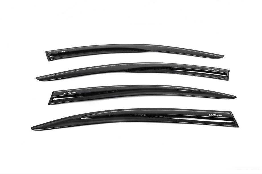 Skoda Octavia II A5 2006–2010 Vindavvisare för sidorutor LiftBack (4 st, MyRacing) Image