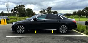 Mercedes C-class W205 2014–2021 Listerkåpor V1 (rostfritt stål) foto 3