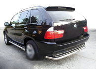 BMW X5 E53 1999–2006 Bakre skyddsbåge Special (rostfritt) foto 1