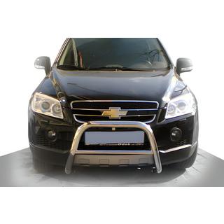 Främre frontbåge WT005 (rostfritt stål) Chevrolet Captiva 2006–2019