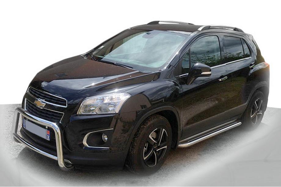Chevrolet Trax 2012–2023 Främre frontbåge WT005 (rostfritt stål) Image