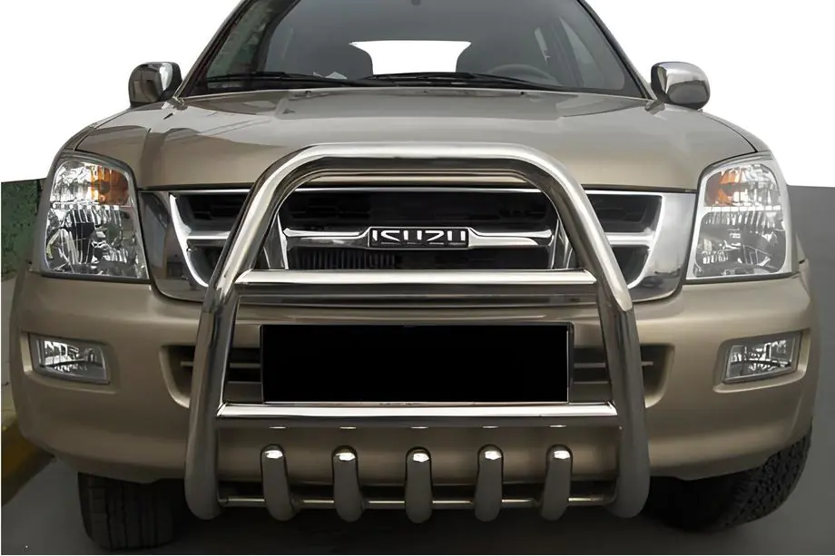 Isuzu D-Max 2011–2019 Främre frontbåge QT007 (rostfritt stål) Image