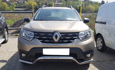 Renault Duster 2008–2017 Främre kofångarbåge ST012 (rostfritt stål) foto 1