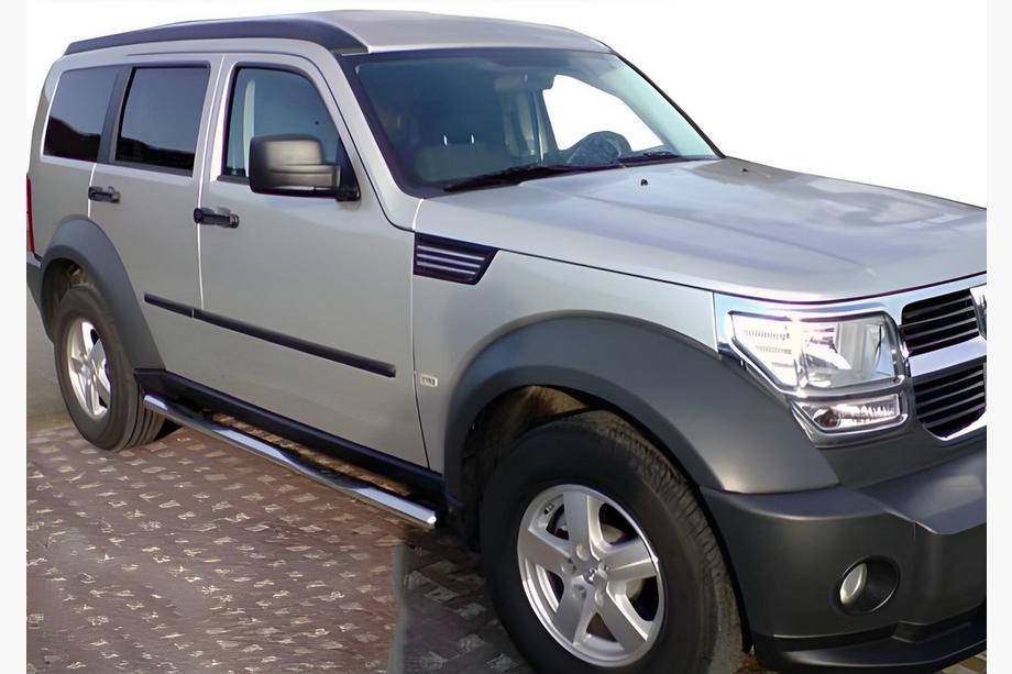 Dodge Nitro 2006–2011 Sidorör (2 st, rostfritt stål) Image