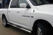 Dodge RAM (DT) 2018– Standard sidorör (2 st, rostfritt) foto 1